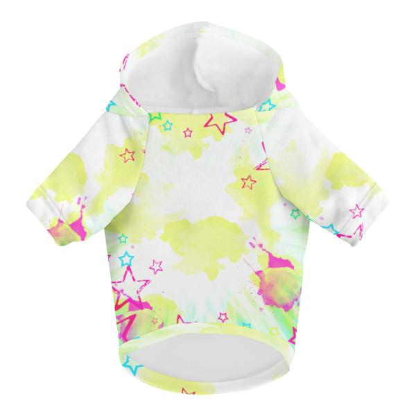 Hunde-Hoodie, Hundemotiv Luna– bunte Popart, gemütlich, waschbar, Polyster